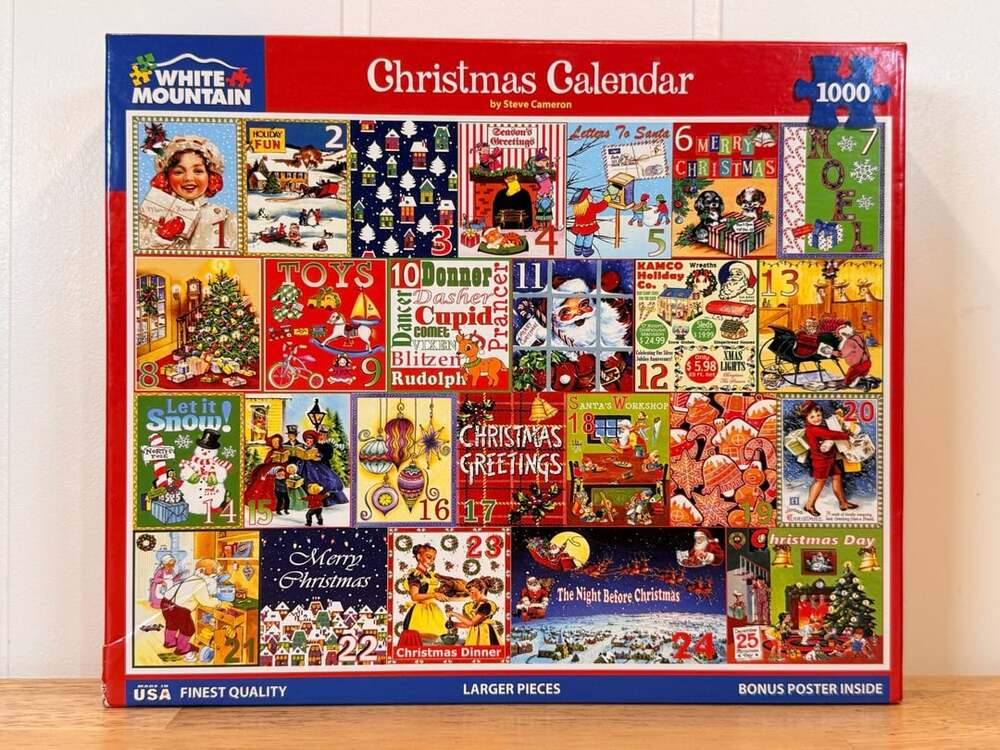 1000 Piece Jigsaw Puzzle - Christmas Calendar